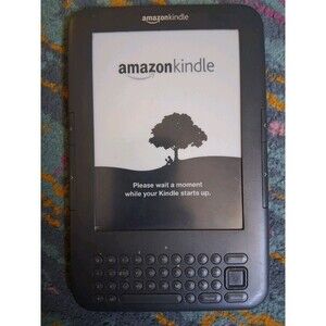 Amazon Kindle Keyboard 3rd Generation | Model D00901 | Wi-Fi only | TESTED